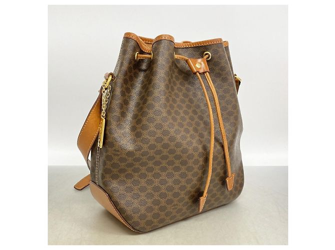 Céline Bolsa de Ombro Celine Macadam Marrom - vista 2