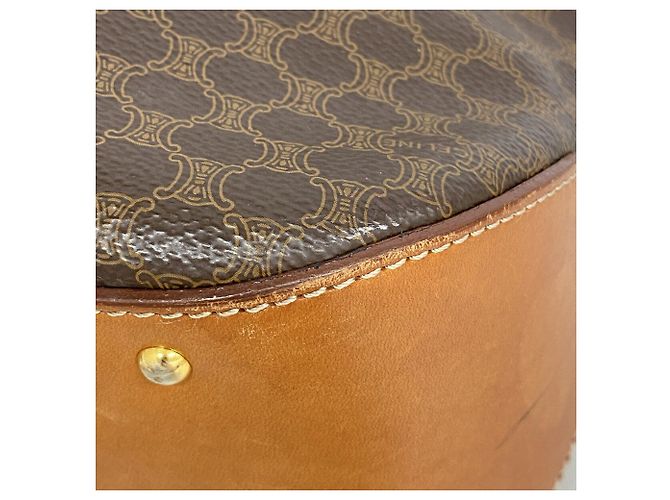 Céline Bolsa de Ombro Celine Macadam Marrom - vista 6