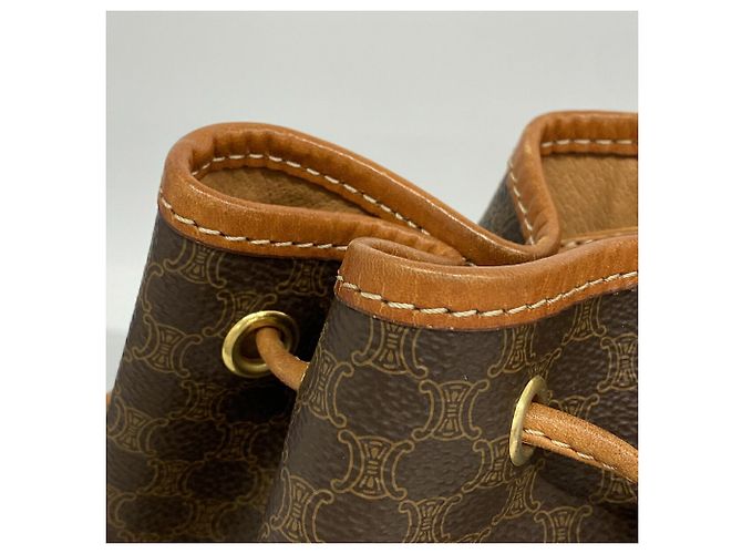 Céline Bolsa de Ombro Celine Macadam Marrom - vista 8