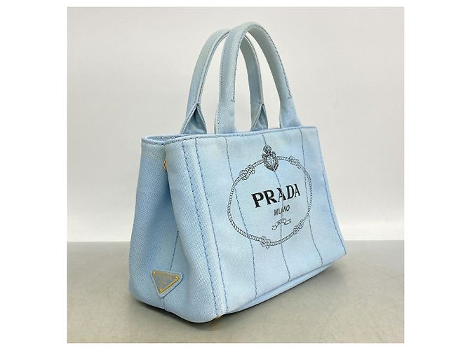 Saco Tote 2-Way Prada Canapa Canvas - vista 2