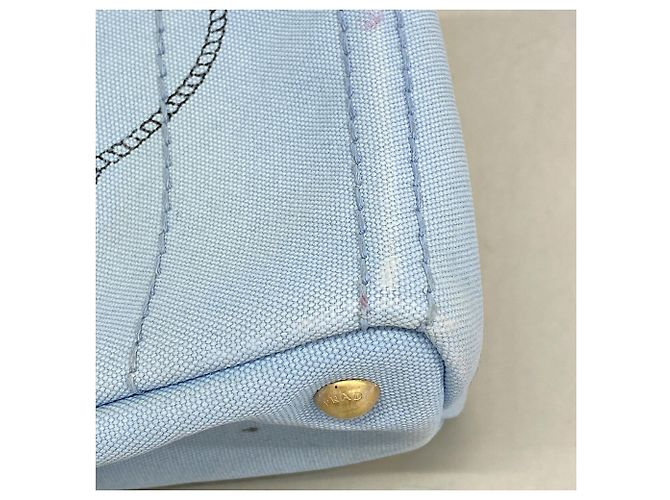 Saco Tote 2-Way Prada Canapa Canvas - vista 6