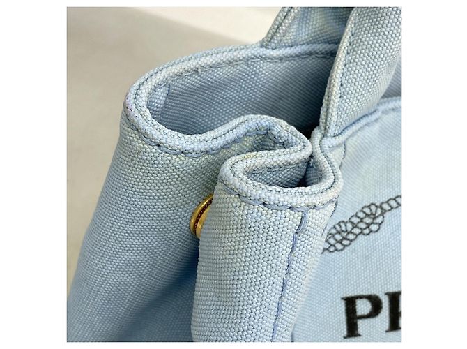 Saco Tote 2-Way Prada Canapa Canvas - vista 8