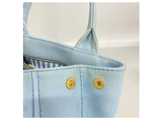 Saco Tote 2-Way Prada Canapa Canvas - vista 9