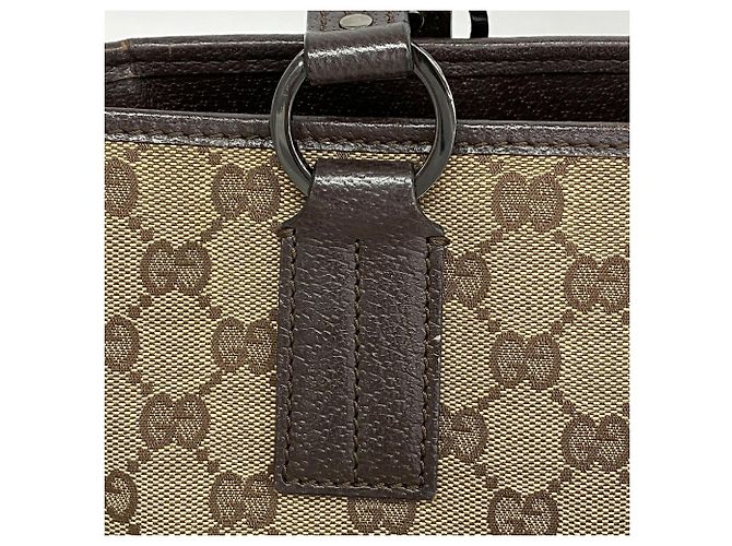 Borsa Gucci GG Canvas Marrone Beige - vista 10