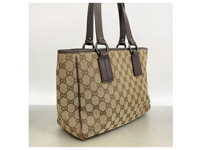 Borsa Gucci GG Canvas Marrone Beige - vista 2