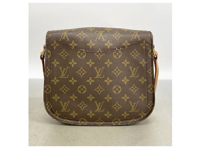 Bolso de hombro Louis Vuitton Monogram Saint Cloud Castaño - vista 13