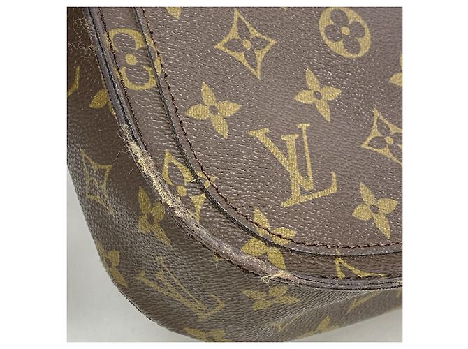 Bolso de hombro Louis Vuitton Monogram Saint Cloud Castaño - vista 6