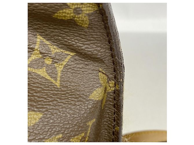 Bolso de hombro Louis Vuitton Monogram Saint Cloud Castaño - vista 7