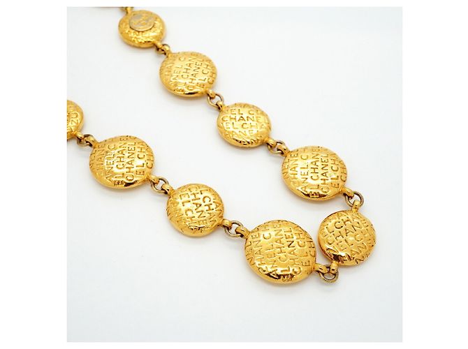 Collar Círculo Chanel Mademoiselle Dorado - vista 2