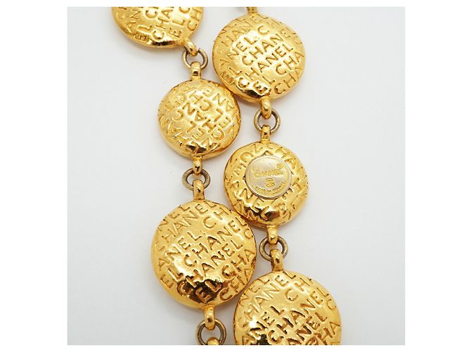 Collar Círculo Chanel Mademoiselle Dorado - vista 5