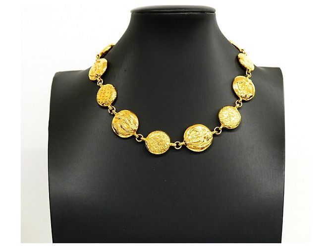 Collar Círculo Chanel Mademoiselle Dorado - vista 6