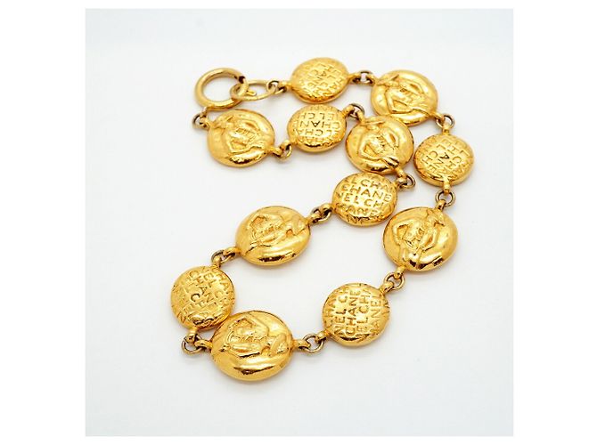 Collar Círculo Chanel Mademoiselle Dorado - vista 7