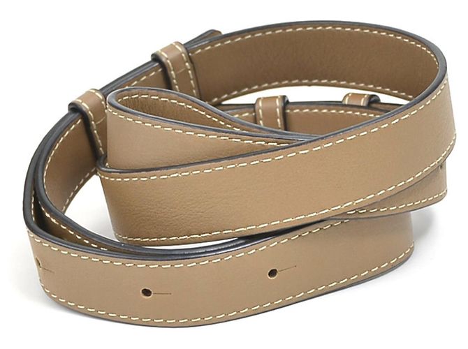 Bolso de piel Loewe Hammock Castaño Gris - vista 13