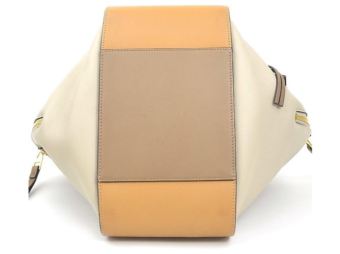 Bolso de piel Loewe Hammock Castaño Gris - vista 4