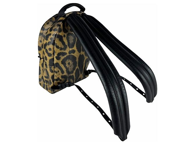 Zaino Louis Vuitton Palm Springs Marrone Nero - vista 10