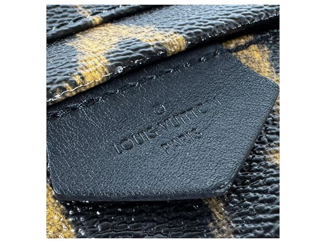 Zaino Louis Vuitton Palm Springs Marrone Nero - vista 11