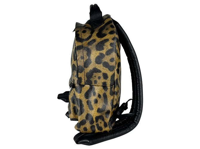 Zaino Louis Vuitton Palm Springs Marrone Nero - vista 2