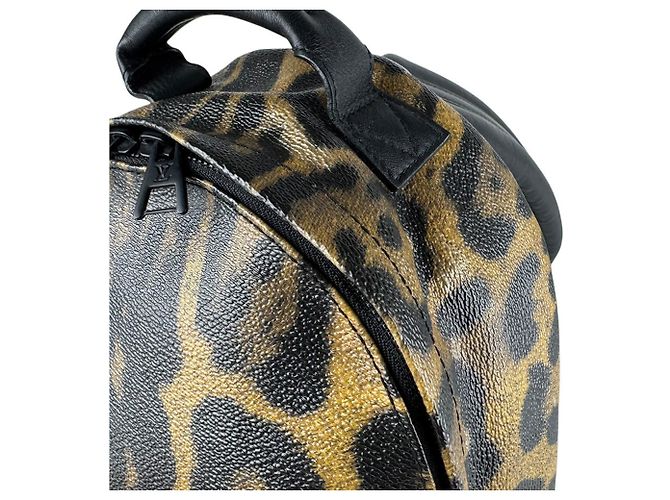 Zaino Louis Vuitton Palm Springs Marrone Nero - vista 7