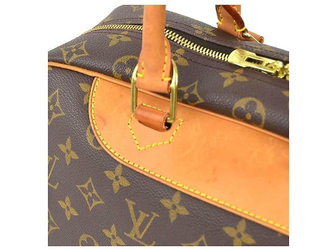 Borsa Louis Vuitton Monogram Deauville Marrone Monogramma - vista 11