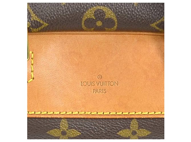 Borsa Louis Vuitton Monogram Deauville Marrone Monogramma - vista 13