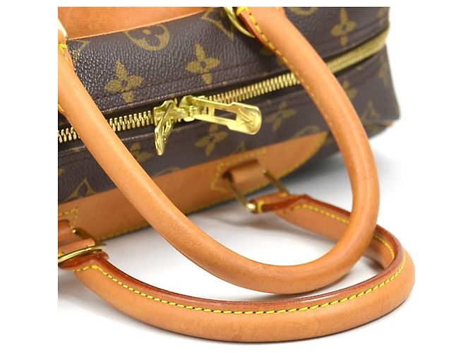 Borsa Louis Vuitton Monogram Deauville Marrone Monogramma - vista 8