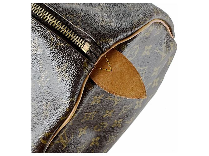 Borsa Boston Monogram Louis Vuitton Marrone Monogramma - vista 7