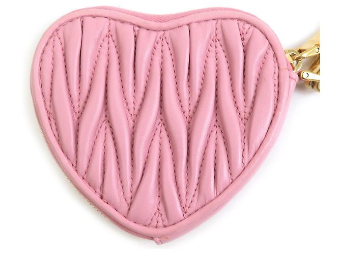 Monedero Miu Miu de piel rosa - vista 2