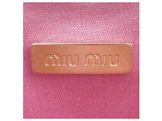 Monedero Miu Miu de piel rosa - vista 7