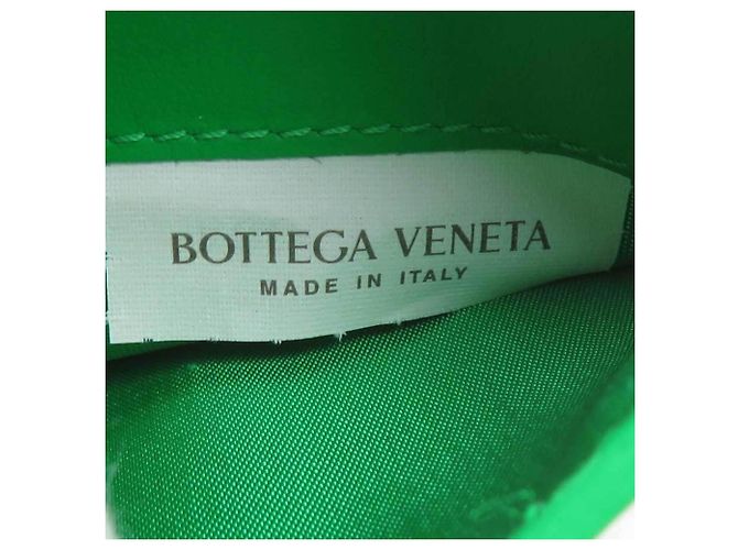 Cartera bi-fold de piel verde Bottega Veneta - Ansicht 8