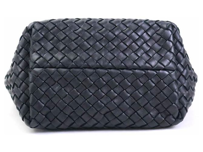 Bolso Bottega Veneta Intrecciato Mini Cabas Negro - vista 4