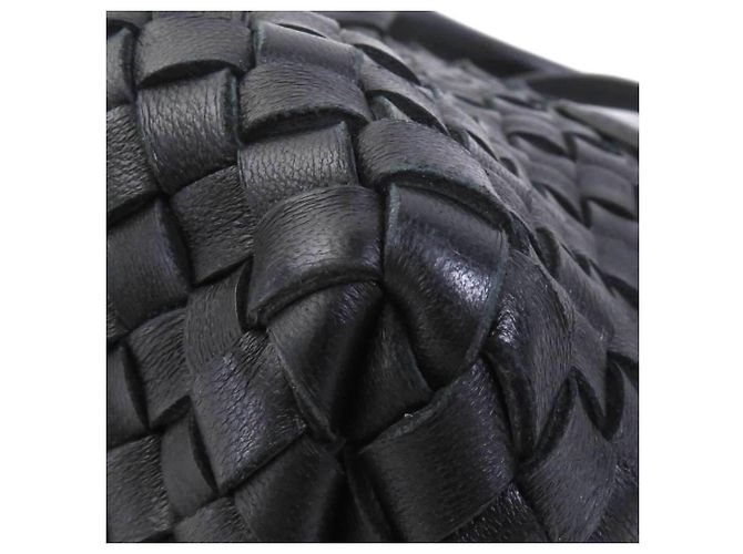 Bolso Bottega Veneta Intrecciato Mini Cabas Negro - vista 6
