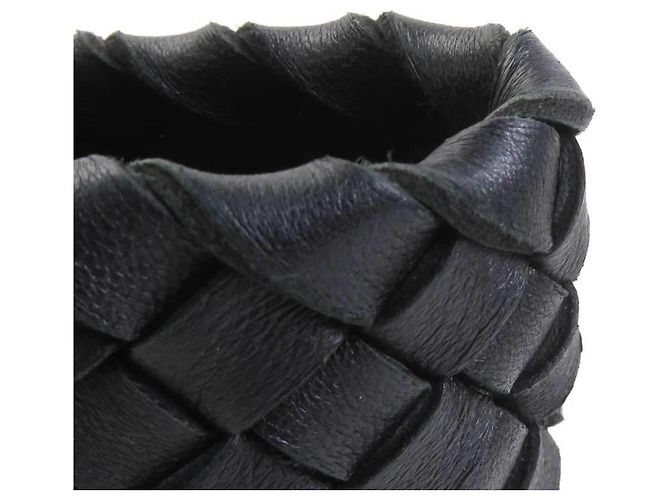 Bolso Bottega Veneta Intrecciato Mini Cabas Negro - vista 7