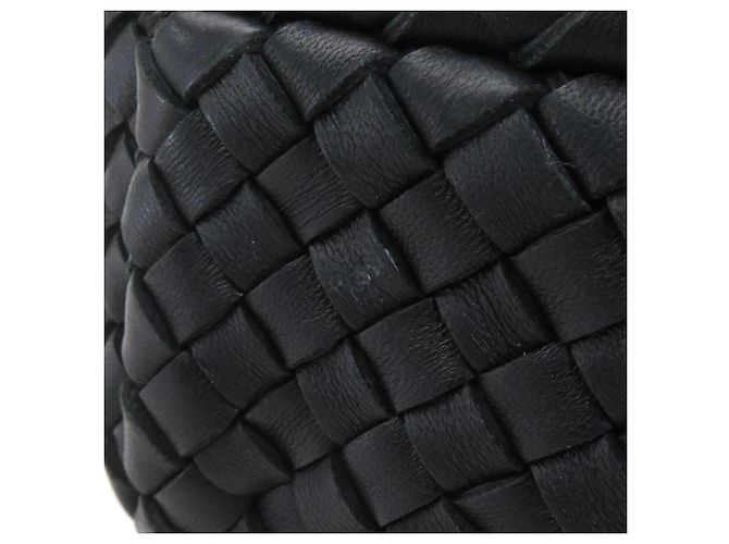 Bolso Bottega Veneta Intrecciato Mini Cabas Negro - vista 8