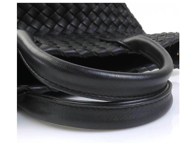 Bolso Bottega Veneta Intrecciato Mini Cabas Negro - vista 9