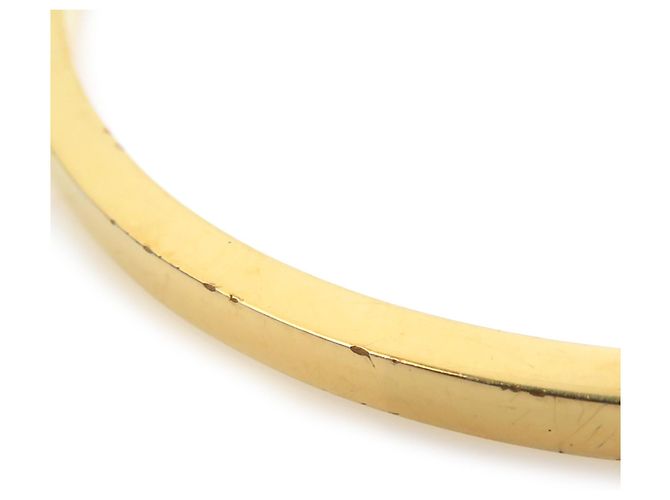 Céline Brazalete de Metal Dorado Celine - vista 8