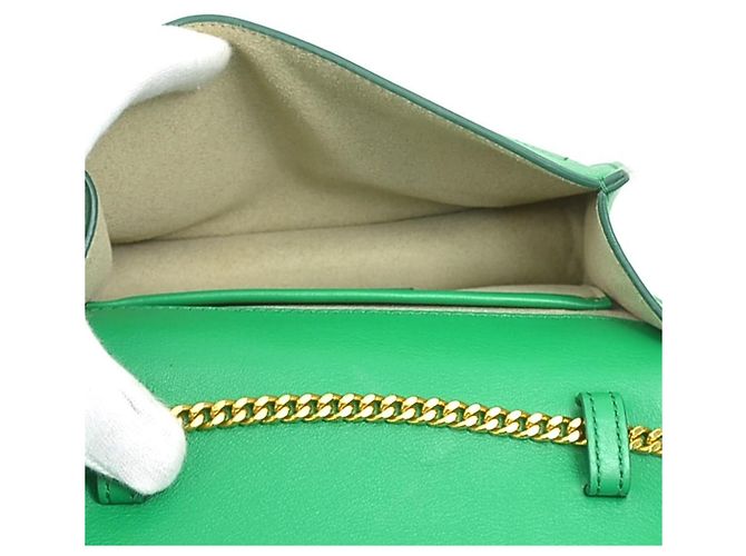 Marsupio e borsa a tracolla Tod's in pelle verde - vista 5