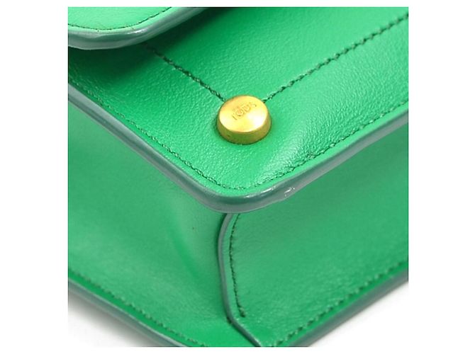 Marsupio e borsa a tracolla Tod's in pelle verde - vista 7