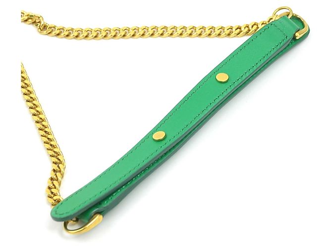 Marsupio e borsa a tracolla Tod's in pelle verde - vista 9