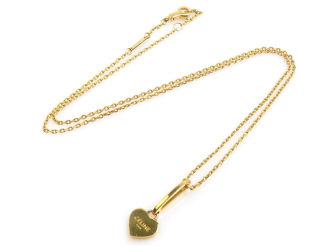 Céline Collar de metal dorado Celine - vista 2