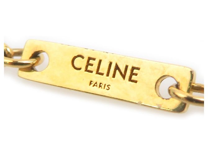 Céline Collar de metal dorado Celine - vista 6
