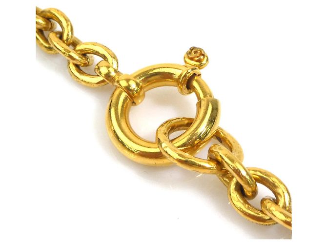 Collar de metal dorado Chanel - vista 6