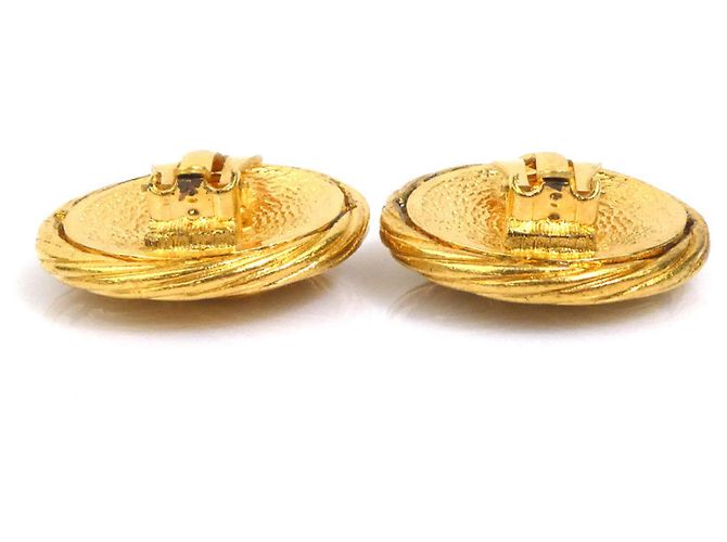 Chanel Gold Clip-On Ohrringe Golden - Ansicht 4
