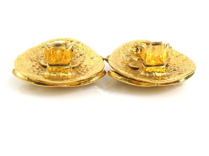 Orecchini a clip Chanel Gold D'oro - vista 4