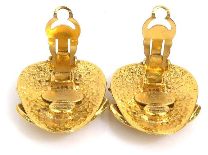 Orecchini a clip Chanel Gold D'oro - vista 5