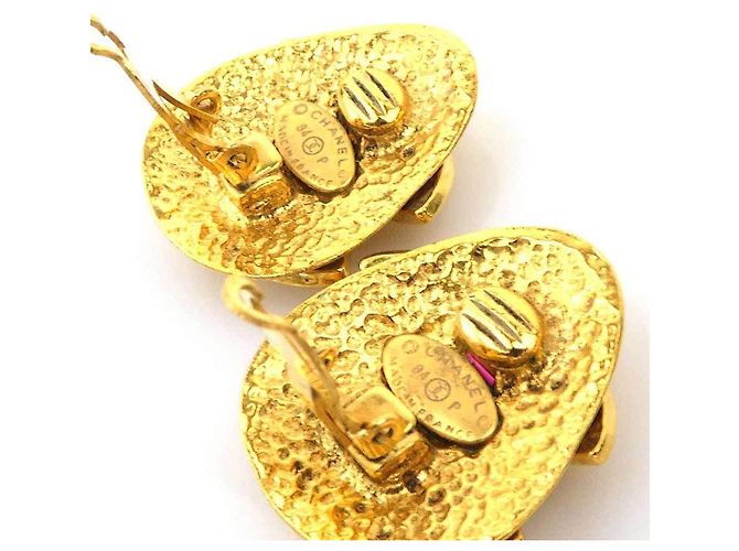 Orecchini a clip Chanel Gold D'oro - vista 6