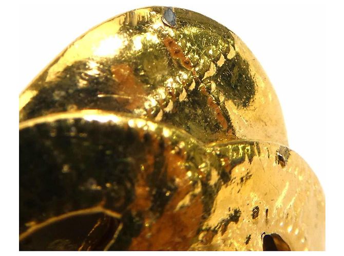 Orecchini a clip Chanel Gold D'oro - vista 8