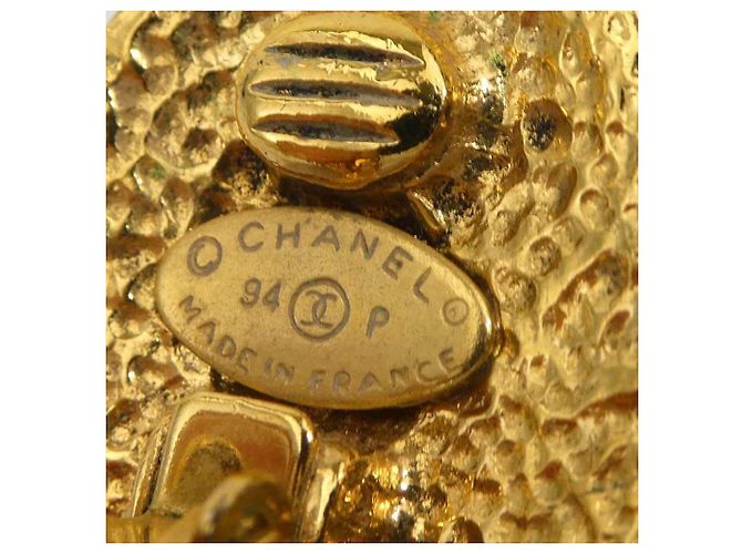 Orecchini a clip Chanel Gold D'oro - vista 9