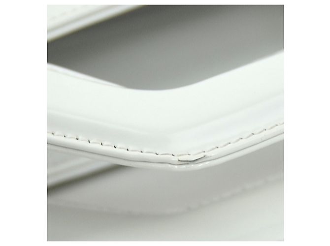 Gancini Bolso de mano/Bolso de hombro de cuero blanco Salvatore Ferragamo - vista 13