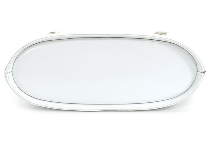 Gancini Bolso de mano/Bolso de hombro de cuero blanco Salvatore Ferragamo - vista 4