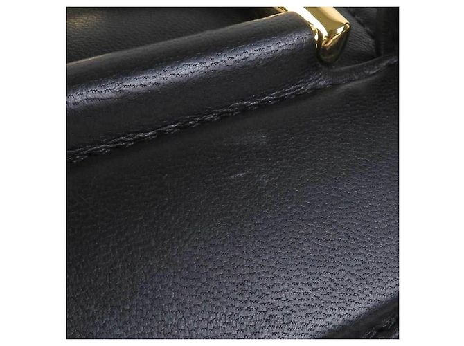 Zaino Christian Dior Caro in pelle d'agnello nera Nero - vista 12